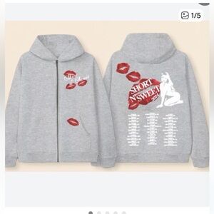 Gray Sabrina Carpenter short n sweet merch